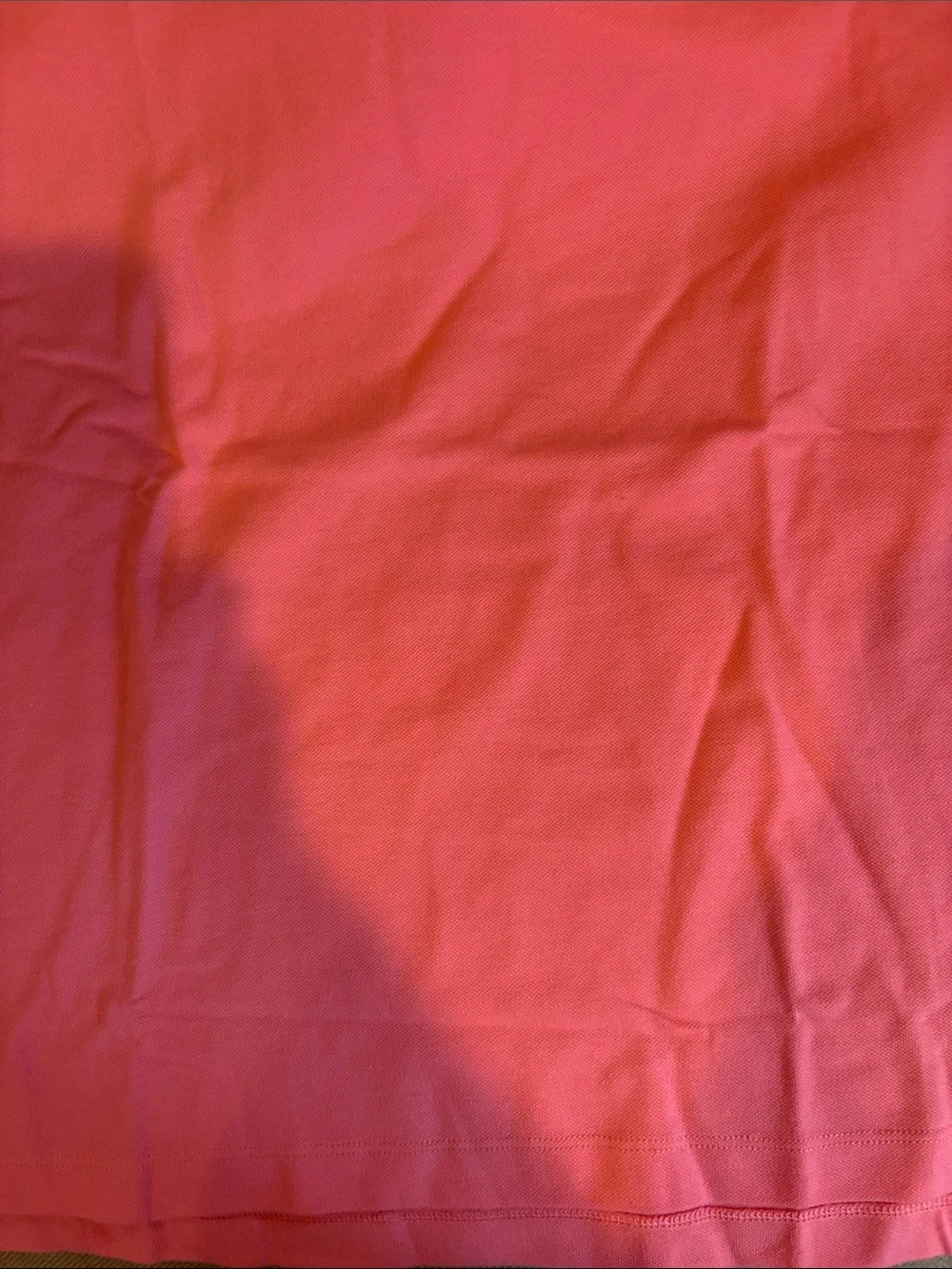 J. Crew womensSleeveless Polo in Bright Pink with Palm Tree Embroidery
